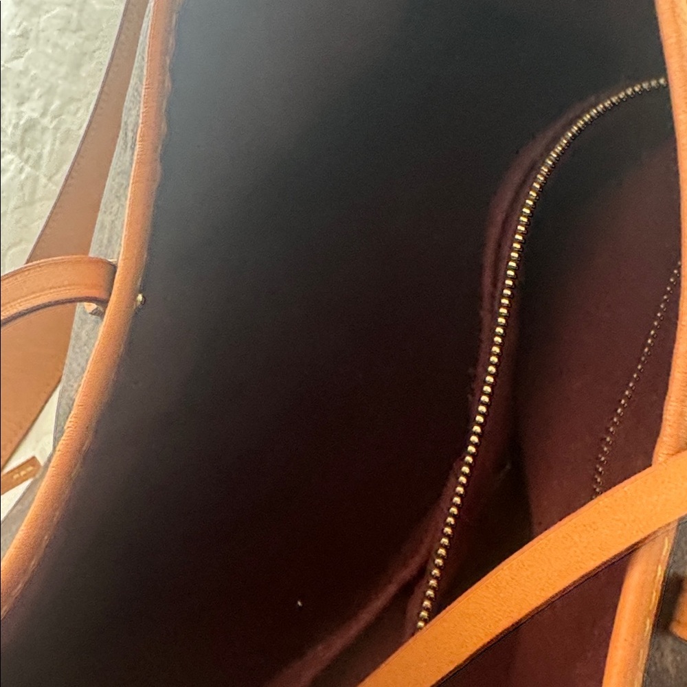 Upscale Monogram Tote With Pouch - image 3